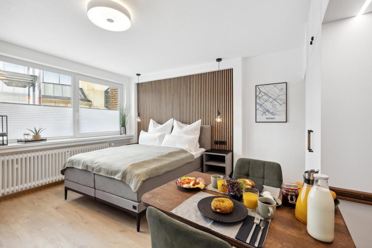 Modernes Studio Am Bremer Dom Mit Balkon Екстер'єр фото